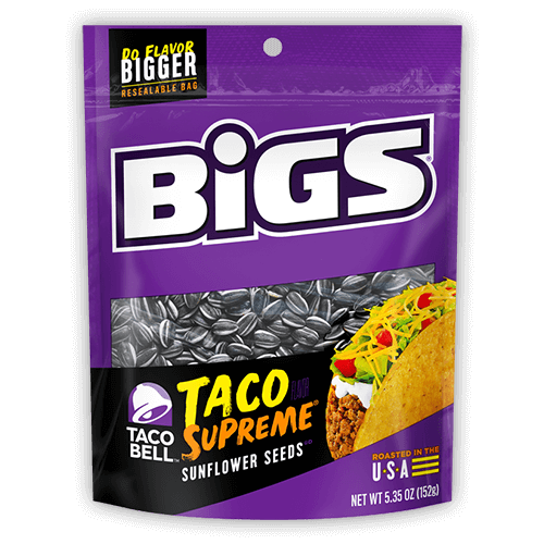 Vist Large View of Product Image Which is Bigs Seeds Taco Supreme 5.35oz
