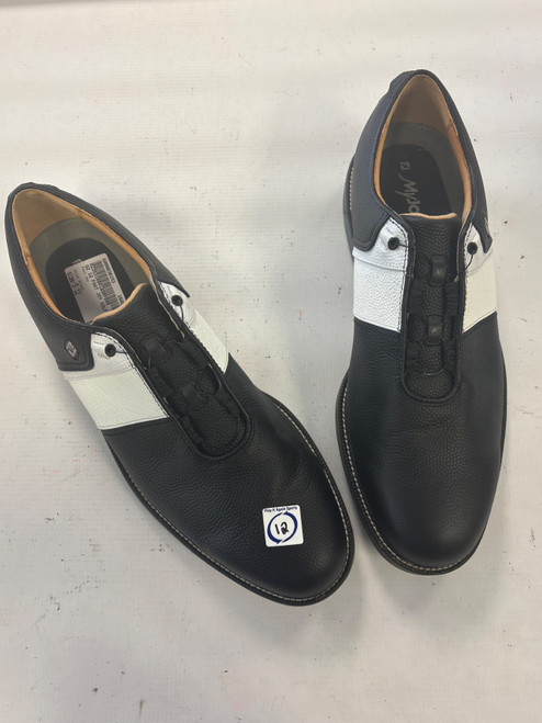 Vist Large View of Product Image Which is Used Foot Joy Mens Golf Shoes Black Senior 12