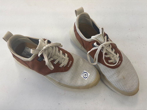 Vist Large View of Product Image Which is Used Mens Golf Shoes Brown Senior 12
