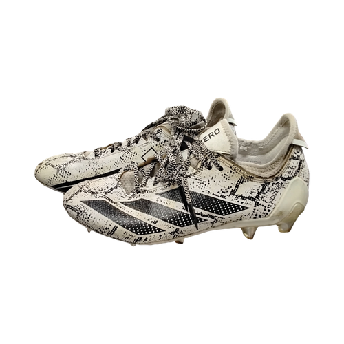 Vist Large View of Product Image Which is Used Adidas ADIZERO Adult FB Cleats White Senior 9