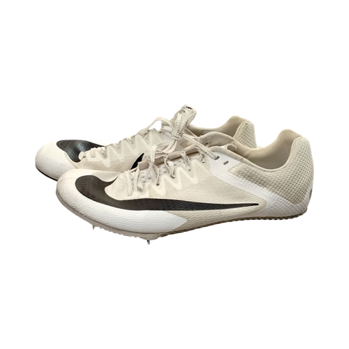 Vist Large View of Product Image Which is Used Nike RIVAL SPRINT Track & Field Cleats Adult White Senior 9