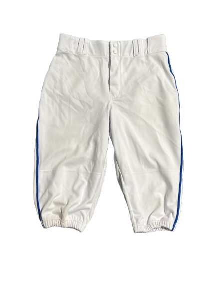 Vist Large View of Product Image Which is Used Champro MENS TRIPLE CROWN KNICKER - MD BB/SB Pant Mens Royal Blue And White MD