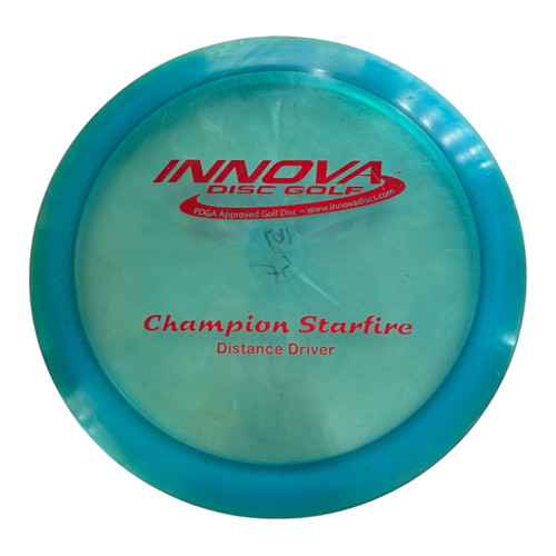 Vist Large View of Product Image Which is Used Innova CHAMPION PFN STARFIRE Disc Golf Driver Teal 167g