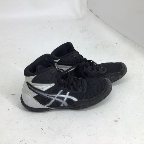 Vist Large View of Product Image Which is Used Asics MATFLEX 6 JR 1 WRESTLING SHOES Wrestling Shoes Black Junior 01