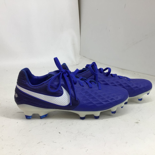 Vist Large View of Product Image Which is Used Nike TIEMPO LEGEND 8 PRO SR SR 5.5 CLEATS Soccer Cleats Royal Blue Senior 5.5