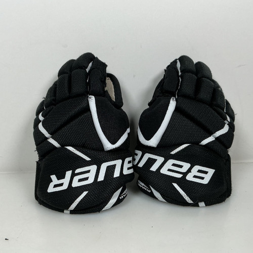 Vist Large View of Product Image Which is Used Bauer Challenger Youth Gloves Black 8"