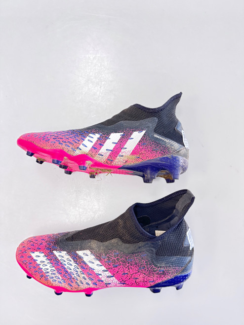 Vist Large View of Product Image Which is Used Adidas Soccer Cleats Black Senior 10