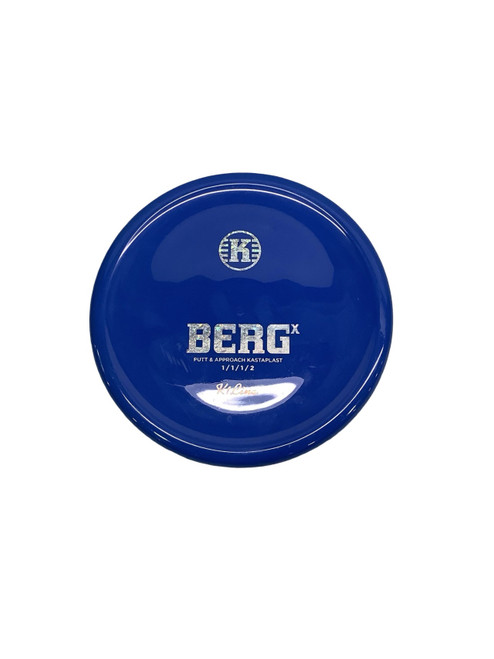 Vist Large View of Product Image Which is Used Kastaplast BERG X K1 LINE Disc Golf Putter Royal Blue 175g