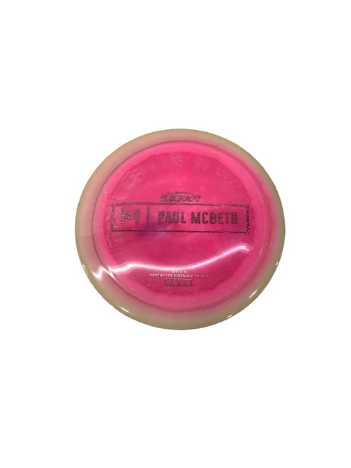 Vist Large View of Product Image Which is Used Discraft PAUL MCBETH ARES Disc Golf Driver Pink 168g