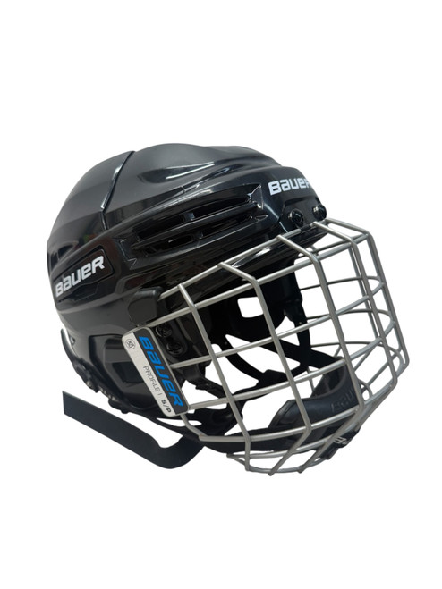 Vist Large View of Product Image Which is USED BAUER IMS 5.0 HOCKEY HELMET CAGE COMBO - SM
