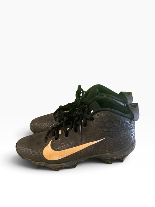 Vist Large View of Product Image Which is Used Nike TROUT BB/SB Cleats Black Youth 06.5