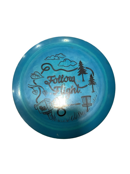 Vist Large View of Product Image Which is Used Discraft JOMEZ PRO ESP THRASHER Disc Golf Driver Royal Blue