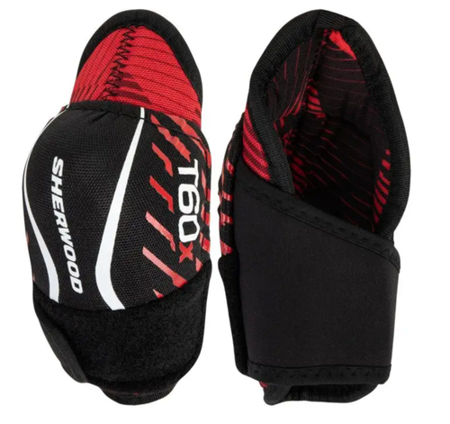 Vist Large View of Product Image Which is New Sher-wood T60X ELBOW PAD Youth Elbow Pads None SM