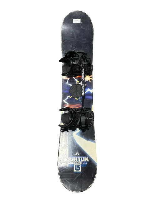 Vist Large View of Product Image Which is Used Burton CHOPPER Boys Board/Binding Black 131 cm