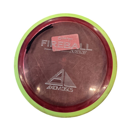 Vist Large View of Product Image Which is Used Axiom FIREBALL DRIVER Disc Golf Driver Red
