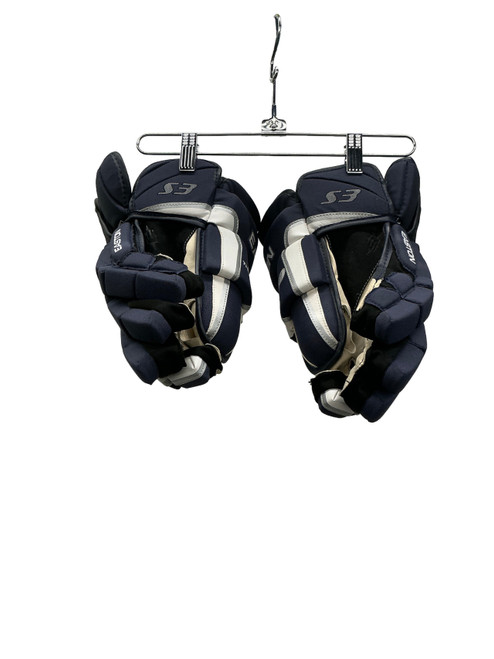 Vist Large View of Product Image Which is Used Easton STEALTH S3 Senior Gloves Navy Blue 15"