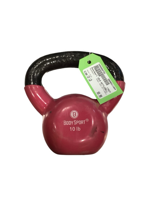 Vist Large View of Product Image Which is Used BodySport 10LB KETTLEBELL Kettle Dumbbell (Each) Pink 10 lb
