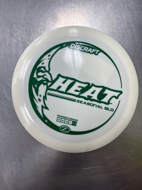 Vist Large View of Product Image Which is Used Discraft SEASONAL GLO HEAT Disc Golf Driver White