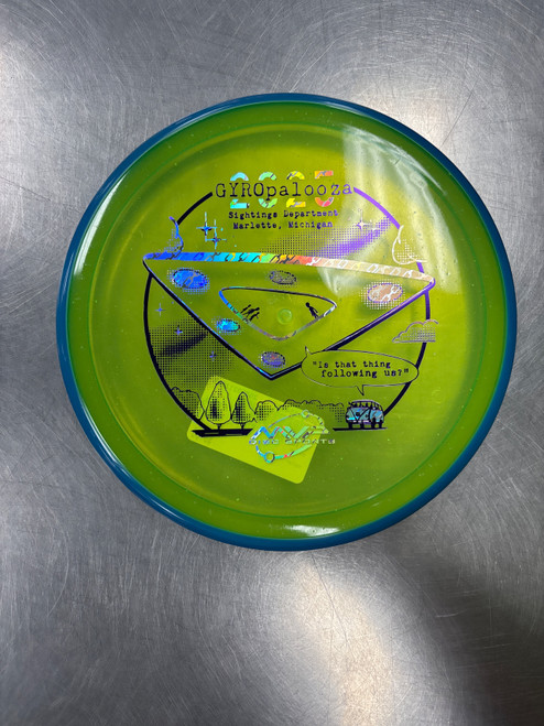 Vist Large View of Product Image Which is Used Axiom PROTON PYRO Disc Golf Mid Range Yellow