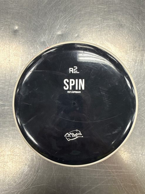 Vist Large View of Product Image Which is Used MVP R2 NEUTRON SPIN Disc Golf Mid Range Black