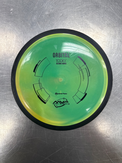 Vist Large View of Product Image Which is Used MVP NEUTRON ORBITAL Disc Golf Driver Green