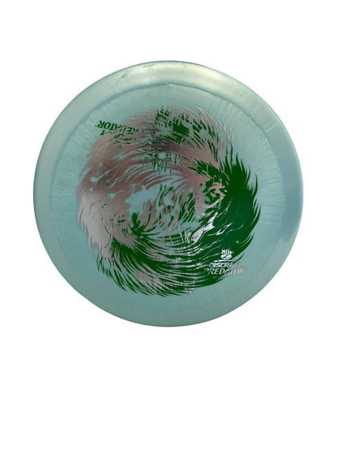 Vist Large View of Product Image Which is Used Discraft Big Z Predator 173g Disc Golf Driver Sky Blue 