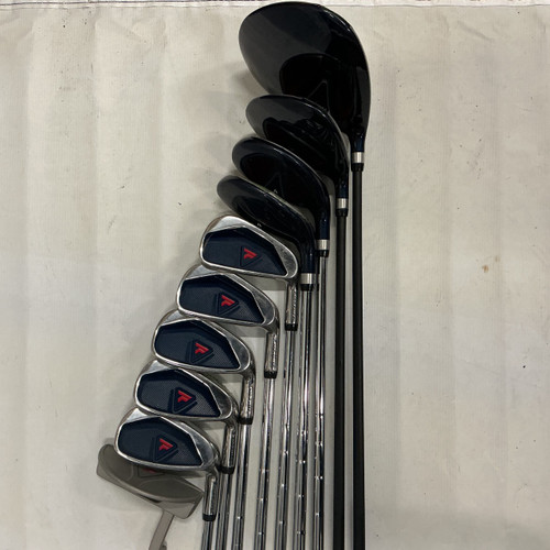 Vist Large View of Product Image Which is Used Top Flite TI MATRIX Mens Package Set RH Navy Blue And Red 10 Piece