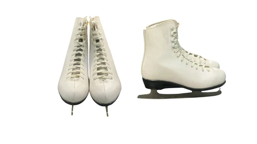 Vist Large View of Product Image Which is Used CCM PIROUETTE WomensFigure Skate White Senior 7