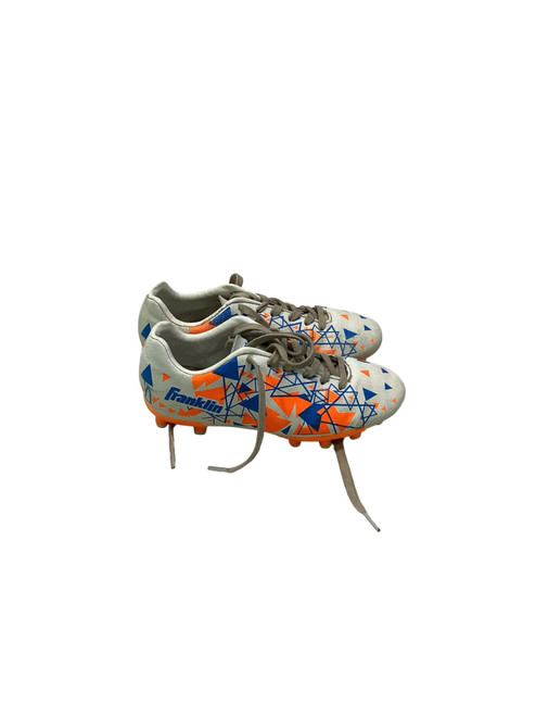 Vist Large View of Product Image Which is Used Franklin Soccer Cleats White And Orange Junior 01