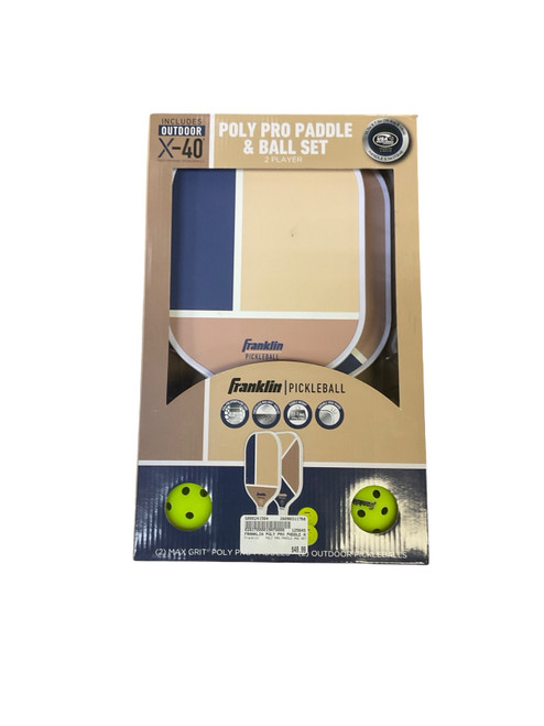 Vist Large View of Product Image Which is Used Franklin POLY PRO PADDLE AND SET Pickleball Racquet None