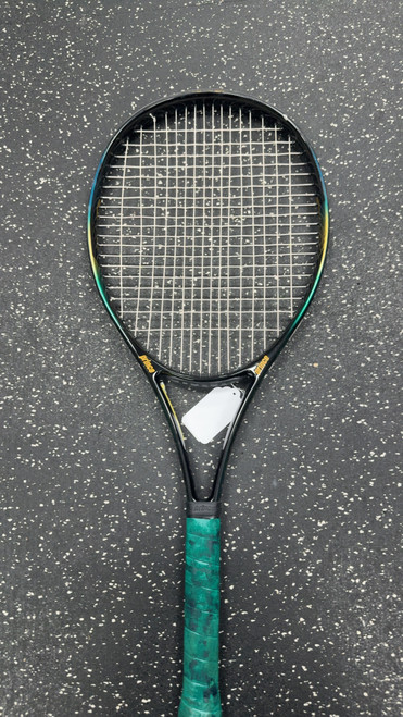 Vist Large View of Product Image Which is Used Prince SYNERGY LITE Adult Tennis Racquet Green 4 1/4"