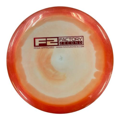 Vist Large View of Product Image Which is Used Innova F2 FACTORY SECOND Disc Golf Driver Orange