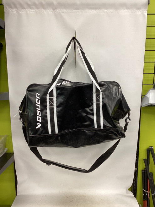 Vist Large View of Product Image Which is Used Bauer LEATHER Youth Hockey Carry Bag Black