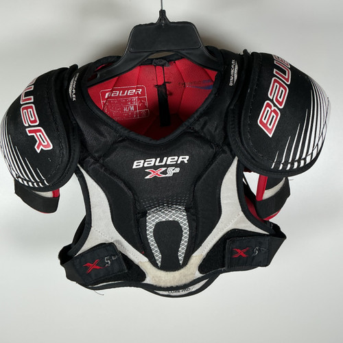 Vist Large View of Product Image Which is Used Bauer X5.0 Junior Shoulder Pads MD