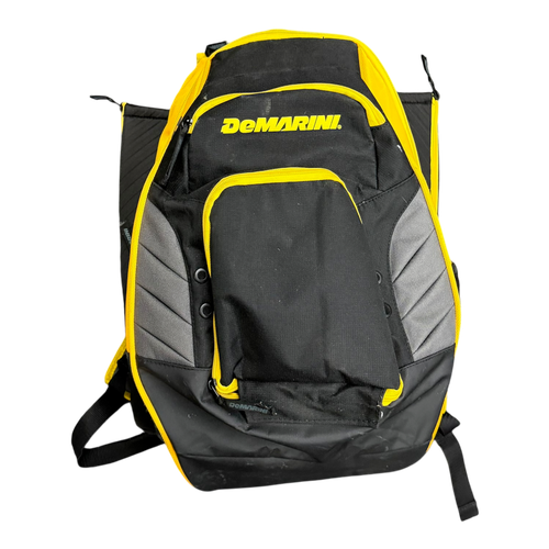 Vist Large View of Product Image Which is Used Demarini VOODOO OG BB/SB Player Backpack Black And Yellow