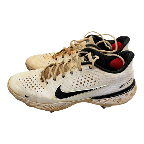 Vist Large View of Product Image Which is Used Nike HUARACHE ELITE 3 LOW BB/SB Cleats White Senior 12