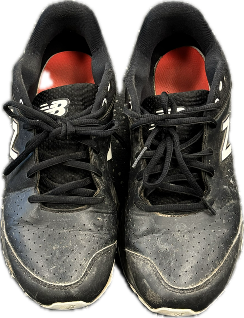 Vist Large View of Product Image Which is Used New Balance TURF SHOE BB/SB Cleats Black Senior 9.5