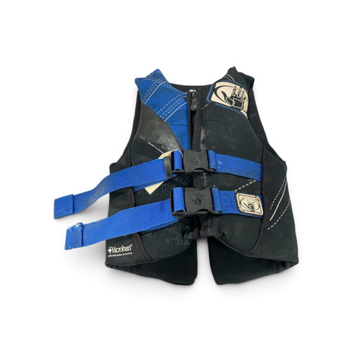 Vist Large View of Product Image Which is Used Body Glove Youth PFD Royal Blue And Black Youth 50-90