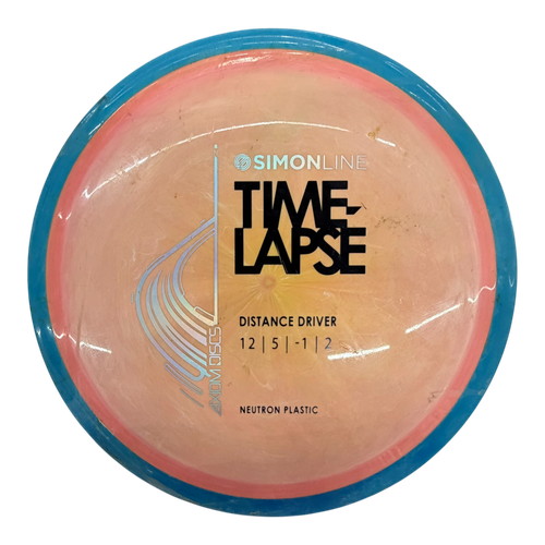 Vist Large View of Product Image Which is Used Axiom NEUTRON TIME LAPSE Disc Golf Driver Orange 174g