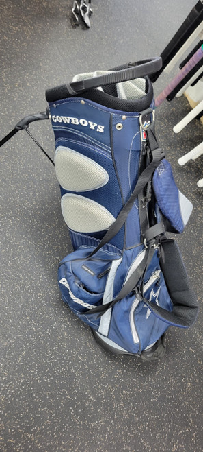 Vist Large View of Product Image Which is Used COWBOYS STAND BAG Mens Stand Bag Navy Blue