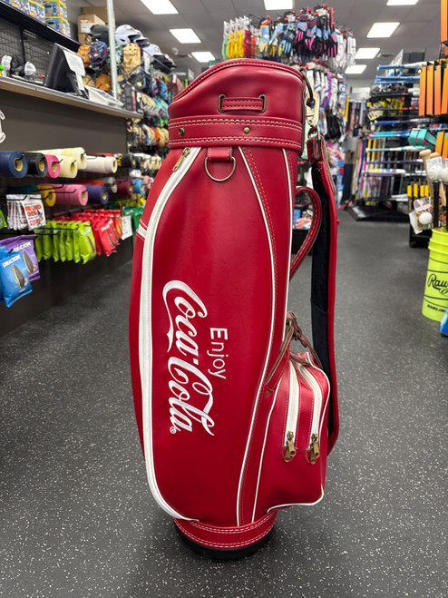 Vist Large View of Product Image Which is Used COCA COLA VINTAGE CART BAG Mens Cart Bag Red