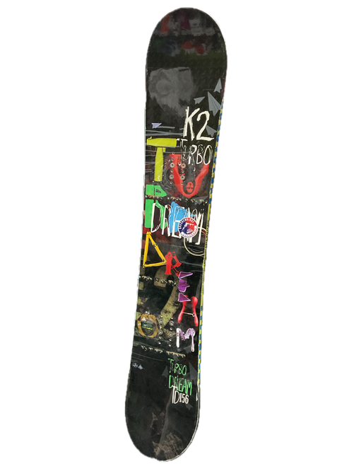 Vist Large View of Product Image Which is Used K2 TURBO DREAM 156 Mens Snowboard Only Black 156 cm