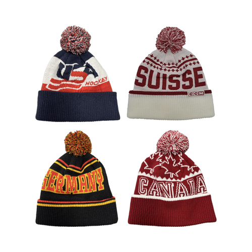 Vist Large View of Product Image Which is CCM Flag Knit Beanies