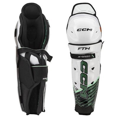 Vist Large View of Product Image Which is New CCM FTW SR 14" SHIN GUARDS