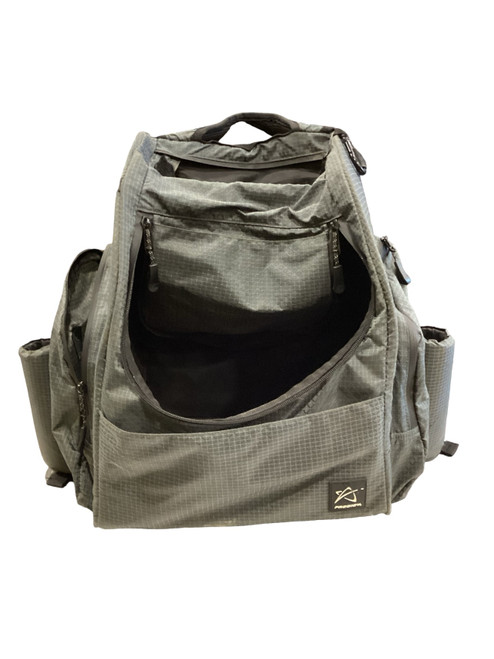 Vist Large View of Product Image Which is Used Prodigy Disc Disc Golf Backpack Gun Metal Grey