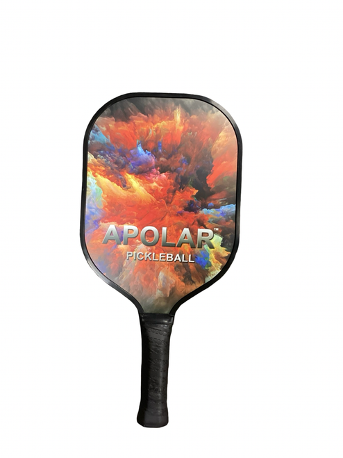 Vist Large View of Product Image Which is Used APOLAR PADDLE Pickleball Racquet Black