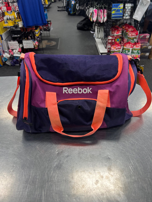Vist Large View of Product Image Which is Used Reebok Soccer Player Duffel Bag Purple