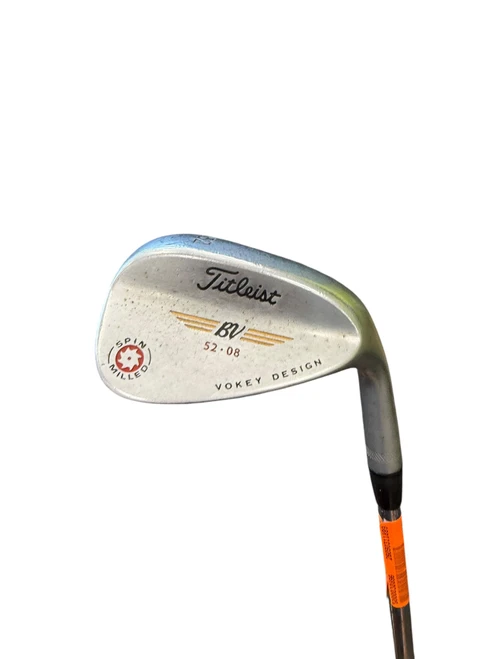 Vist Large View of Product Image Which is Used Titleist BV SPIN MILLED Golf Wedge Mens RH 52 Degree