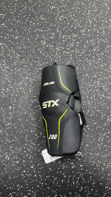 Vist Large View of Product Image Which is Used STX STALLION 200 Lacrosse Arm Pads/Guards Grey SM