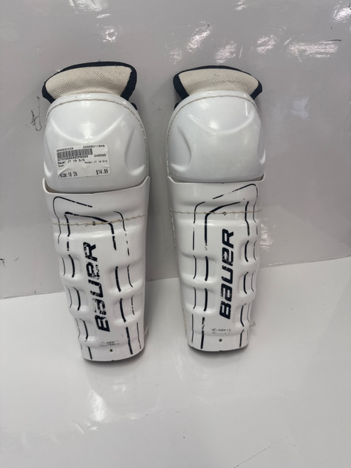 Vist Large View of Product Image Which is Used Bauer JT 19 S/G Junior Shin Guards None 10"